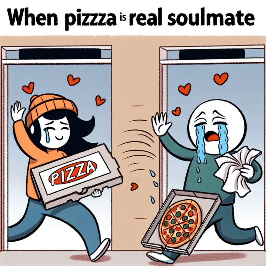 When Pizza Becomes Your True Love: A Hilarious Take