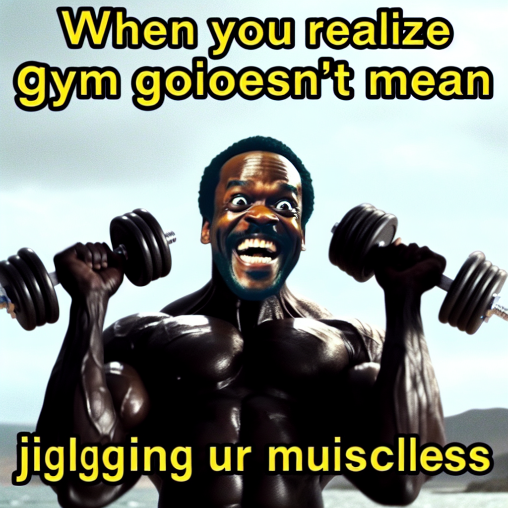 The Funny Truth About Gym Life: Muscles vs. Dedication