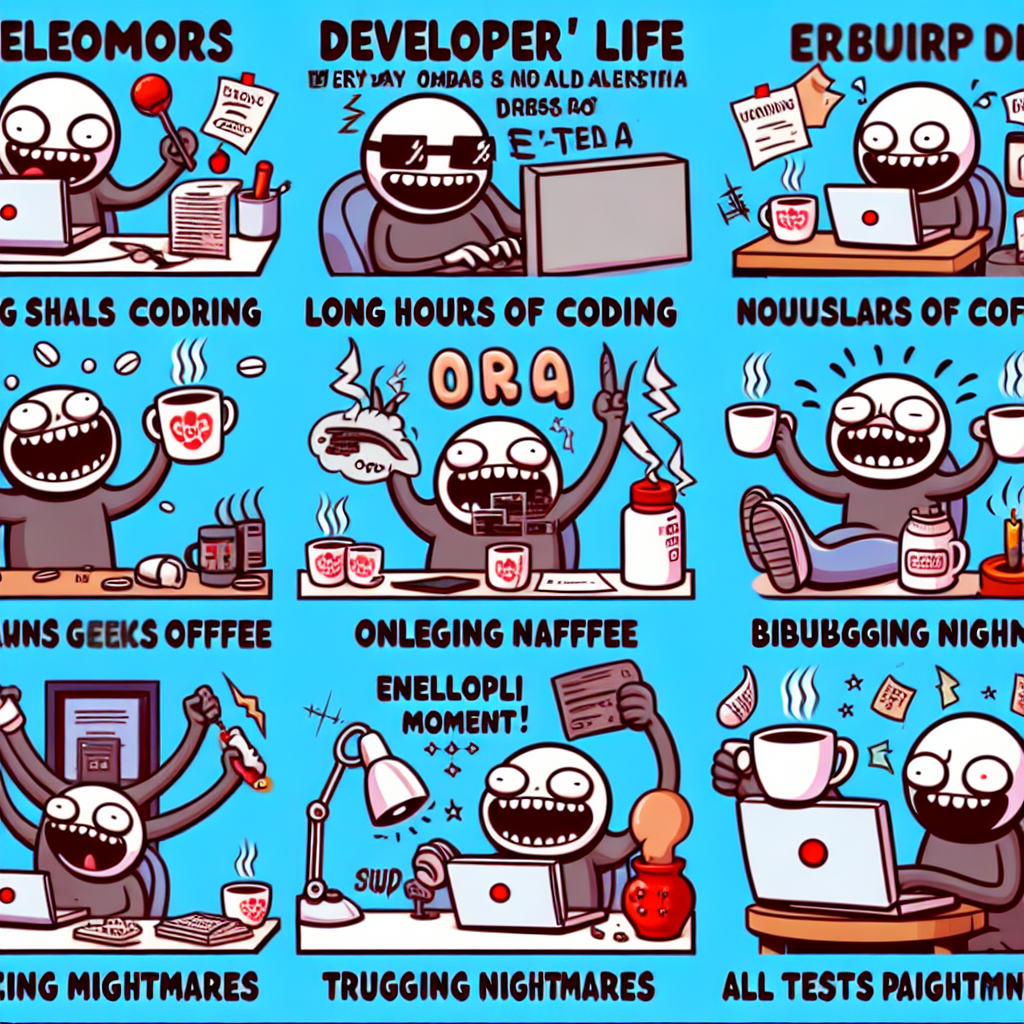 Developer Life: The Hilarious Struggles of Coding