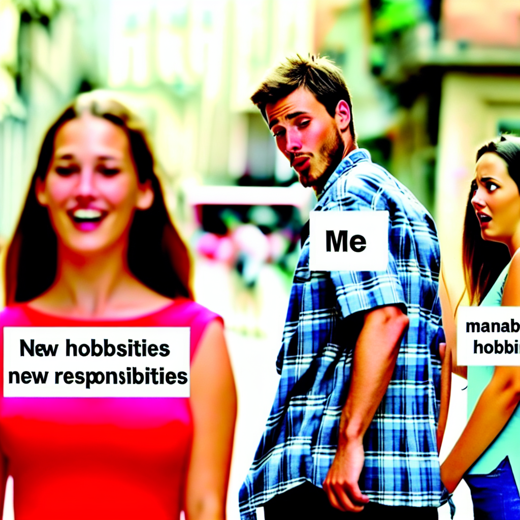 The Struggle of Distracted Boyfriend: Navigating Life's Choices