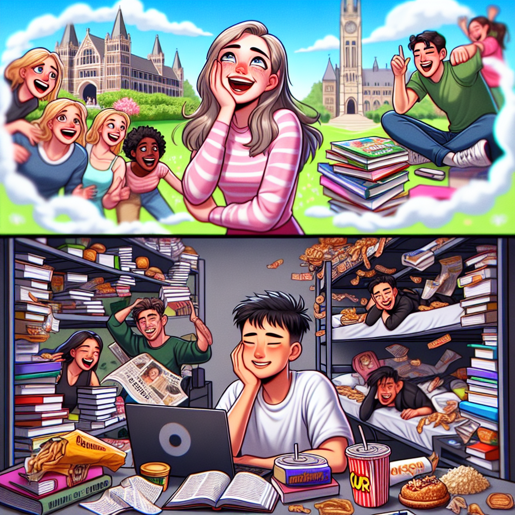 The Reality of College Life: From Dreams to Disasters