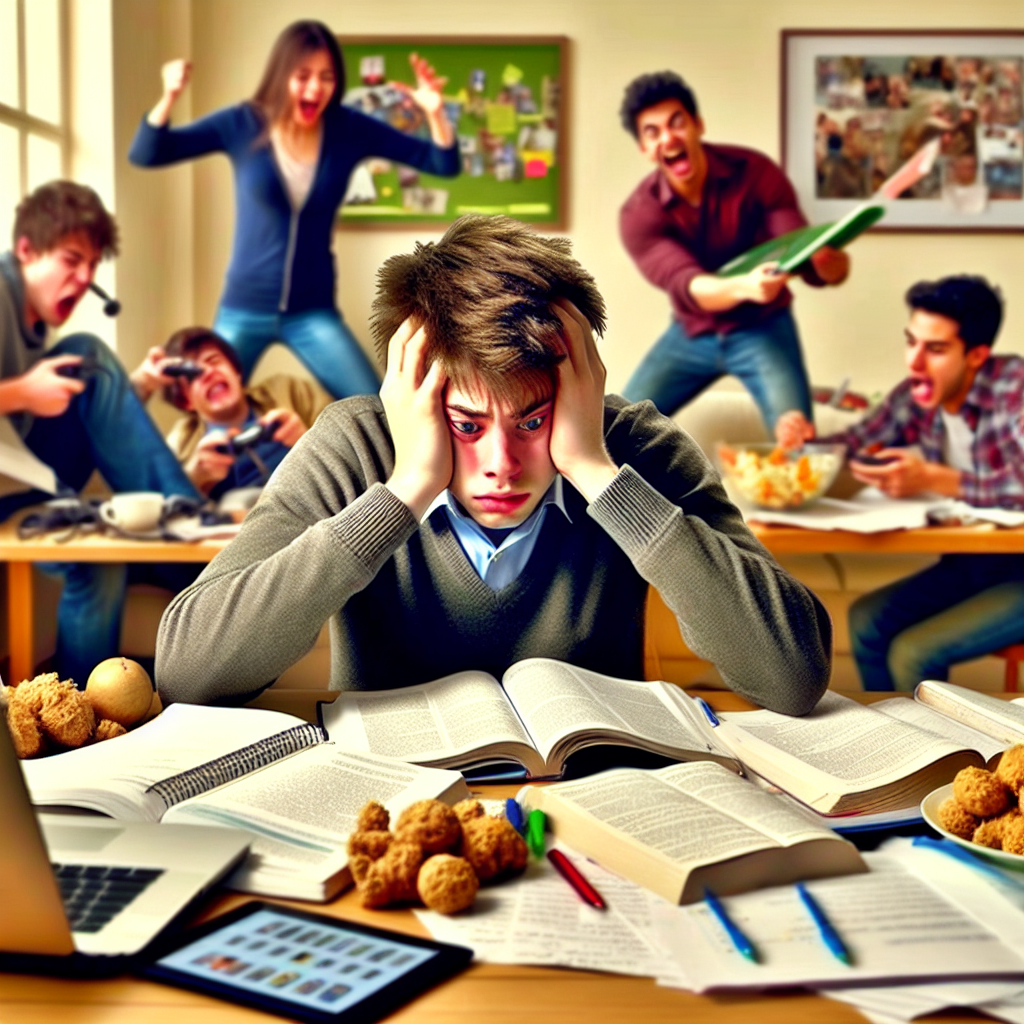 When Your Friends Distract You from Studying
