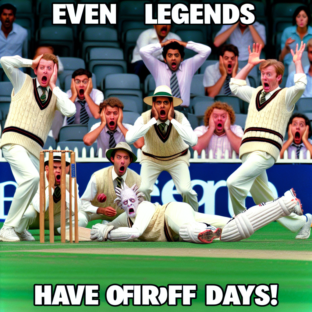 When Sachin Plays Cricket: The Legend's Fumble
