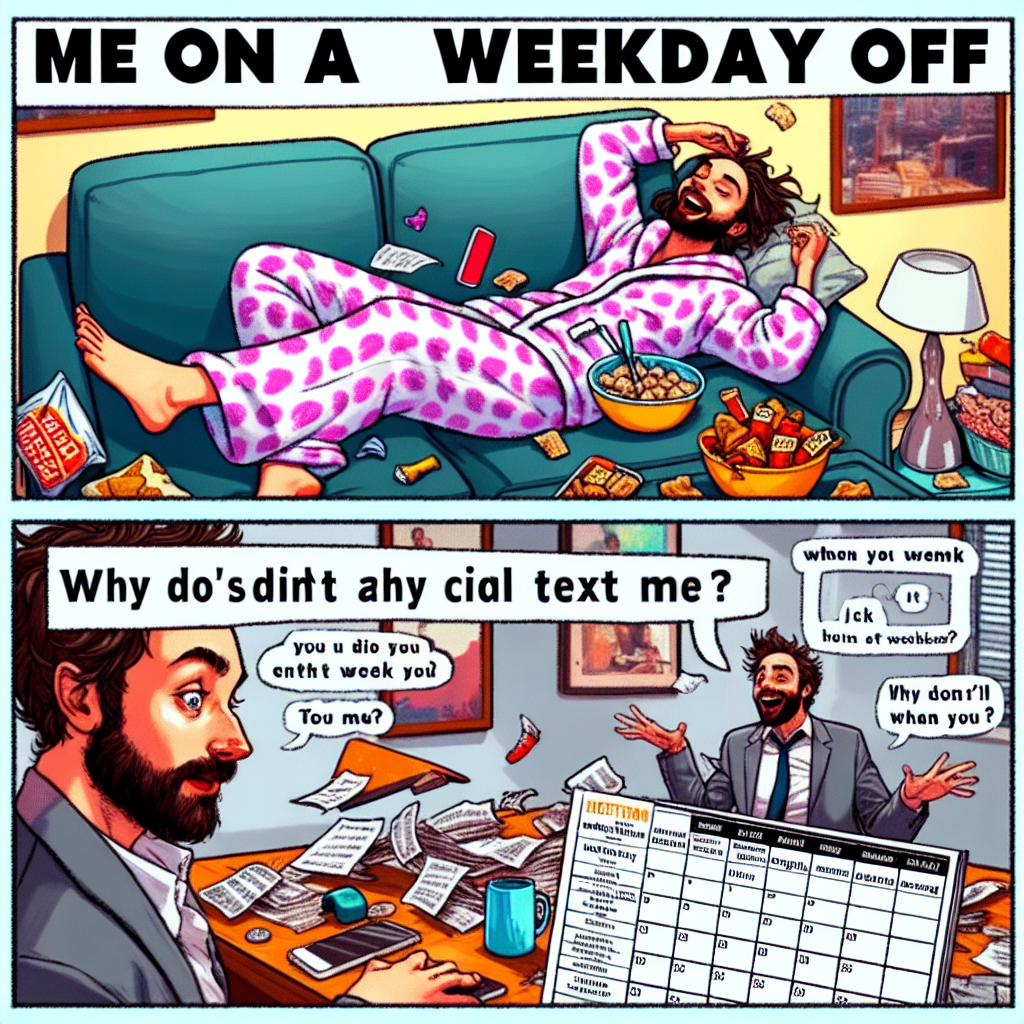 When You Skip Work: The Classic Struggle