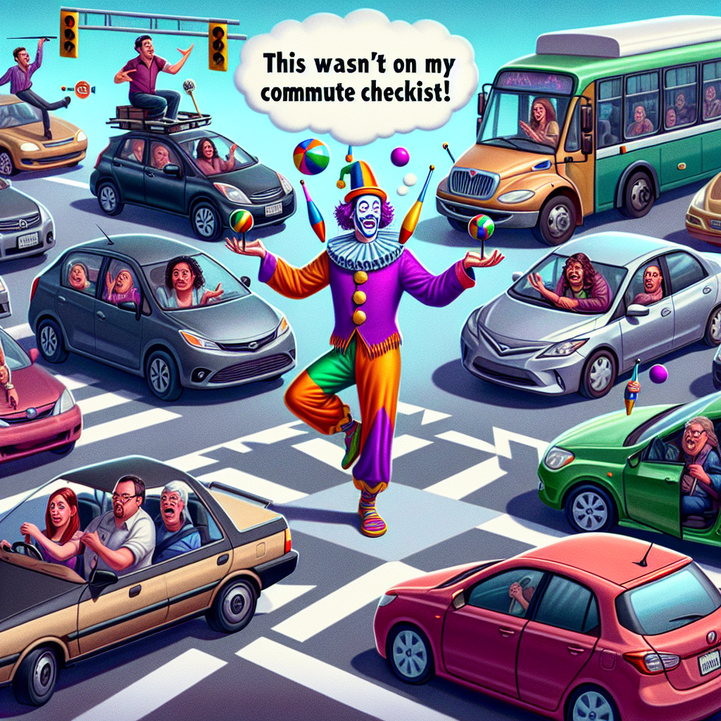 Traffic Jams: When Clowns Steal the Show!