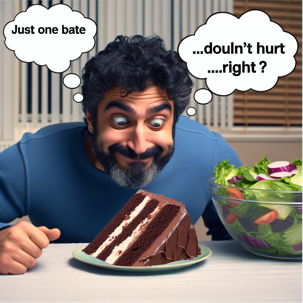When You're Trying to Eat Healthy but Temptation Strikes