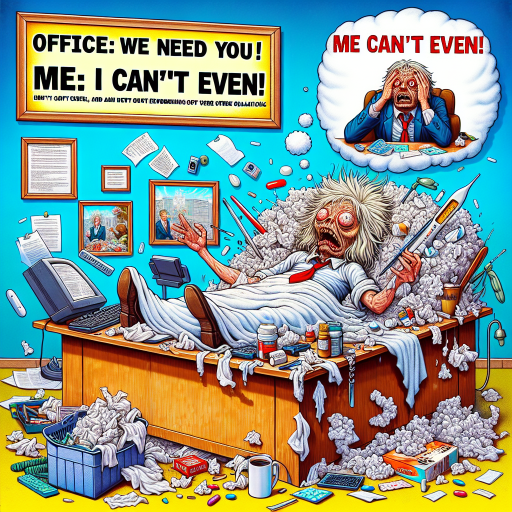 Sick Day Memes: When Office Calls but Your Body Says No!