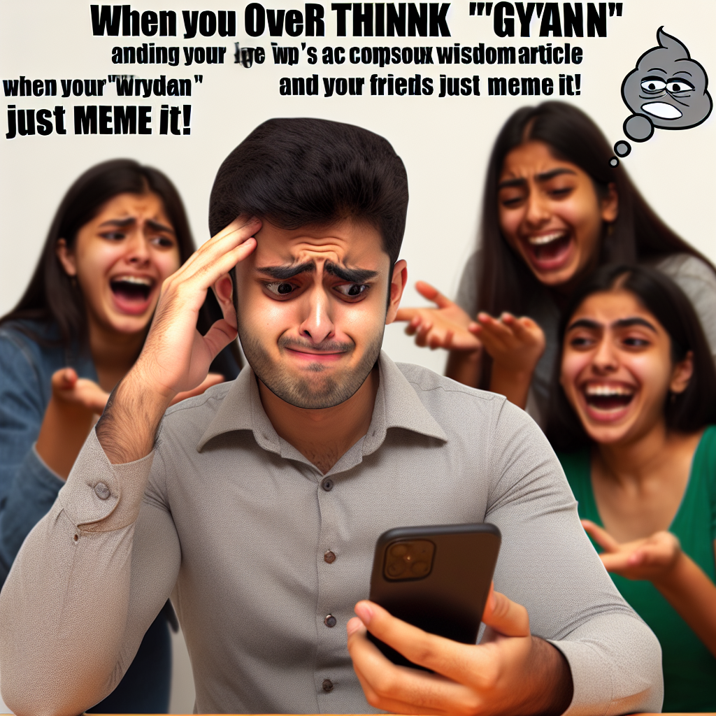 Relatable Gyan Reactions: When Wisdom Hits You