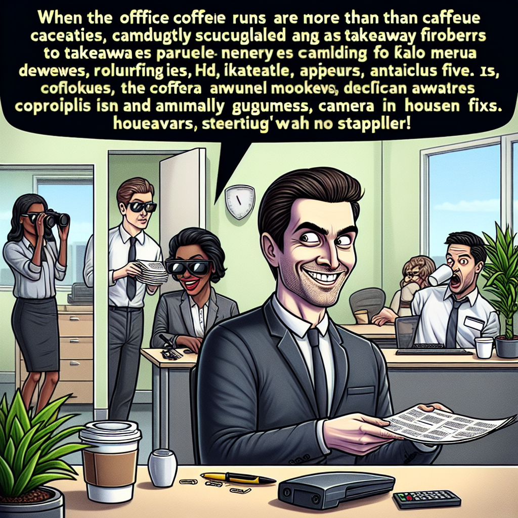 Office Espionage: The Covert Coffee Conspiracy