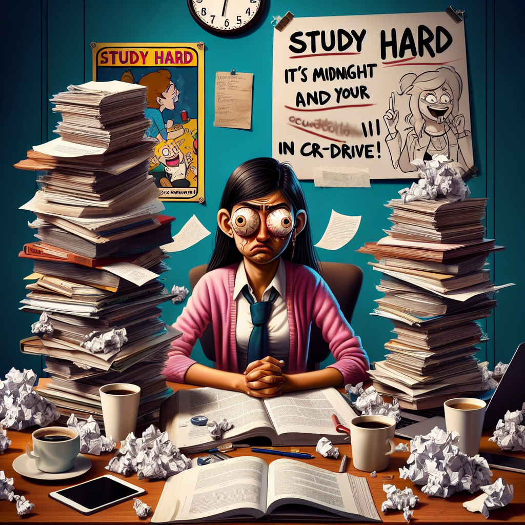 When You Decide to Study Hard at Midnight