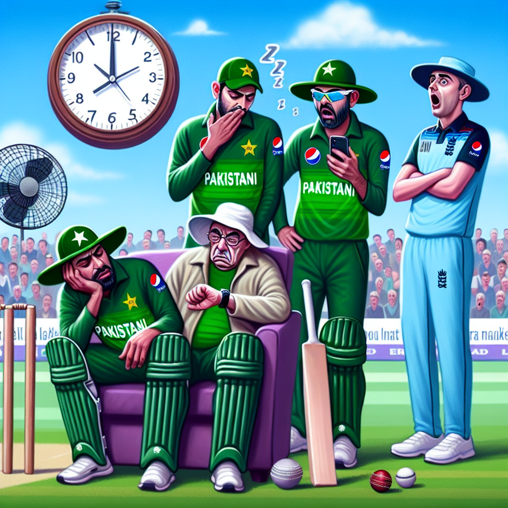 When Pakistan's Batting Slows Down Against England!