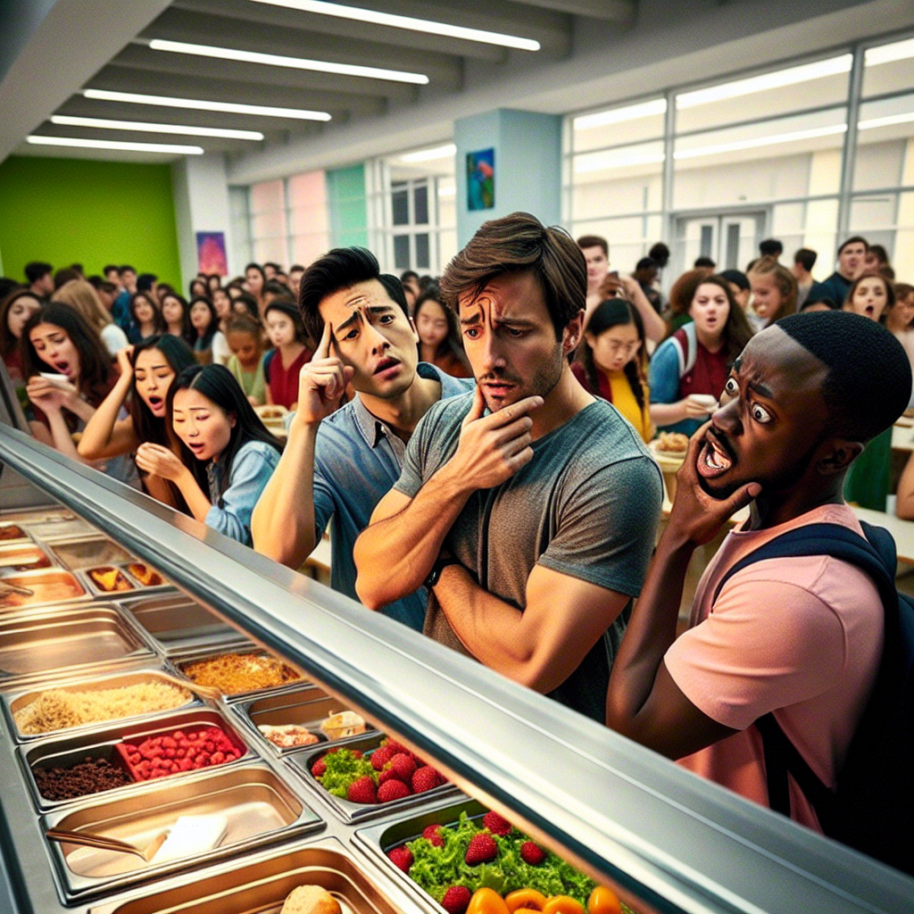 When You're at the Canteen and the Food Choices Are Tough