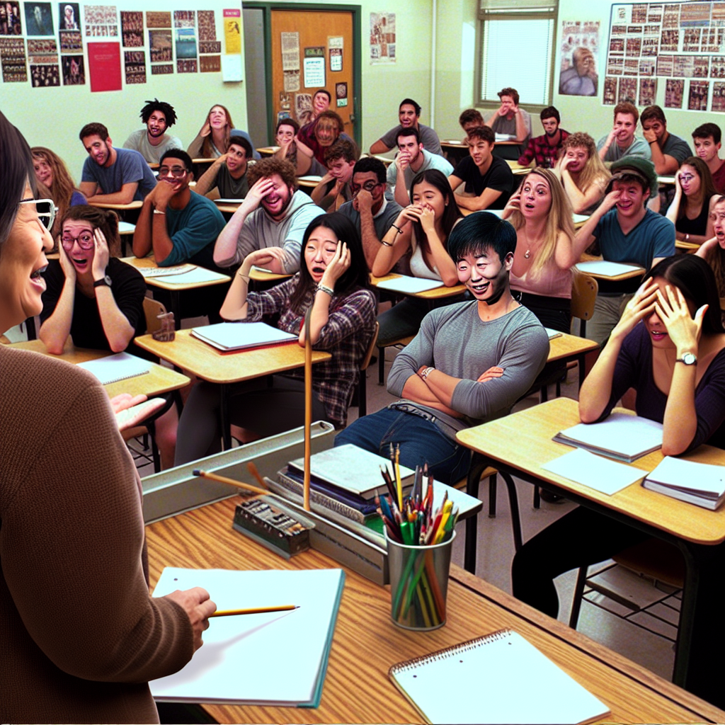When Professors Try to Be Funny: A Classroom Dilemma