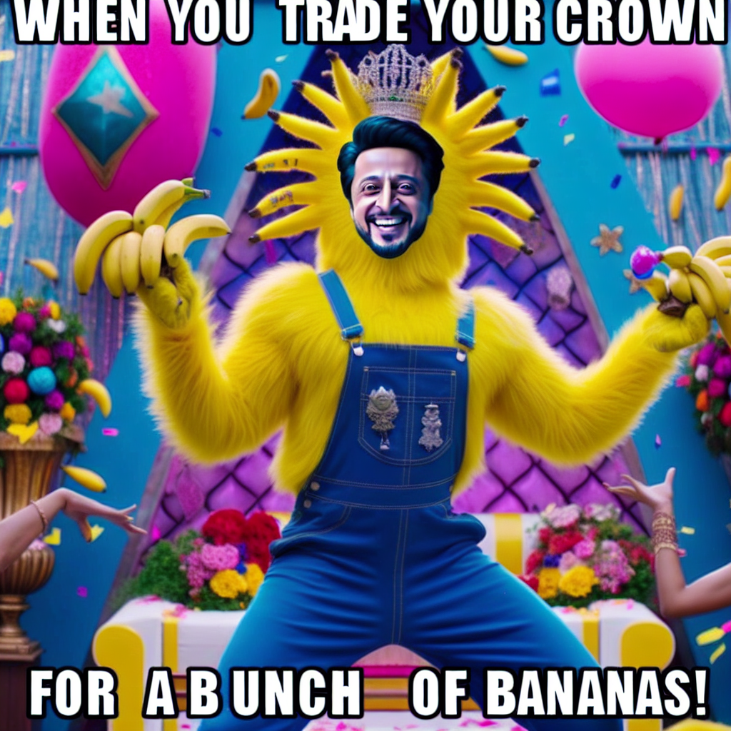 Shah Rukh Khan as a Minion: A Bollywood Spin on Bananas!