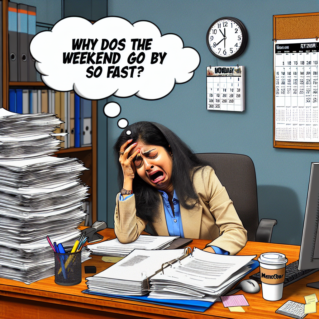 When You Realize It's Monday Again: An Office Dilemma