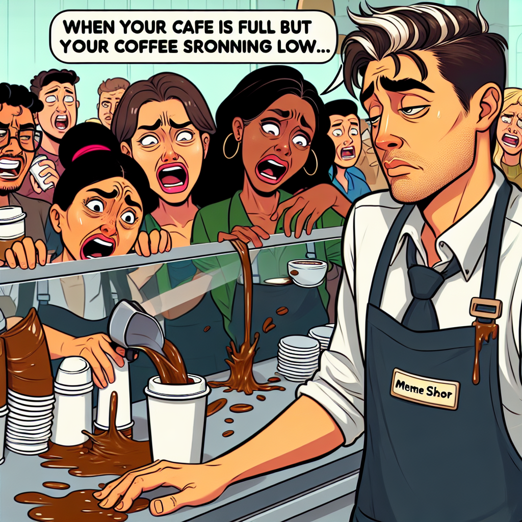 When Your Cafe Needs Coffee: A Struggle Everyone Can Relate To