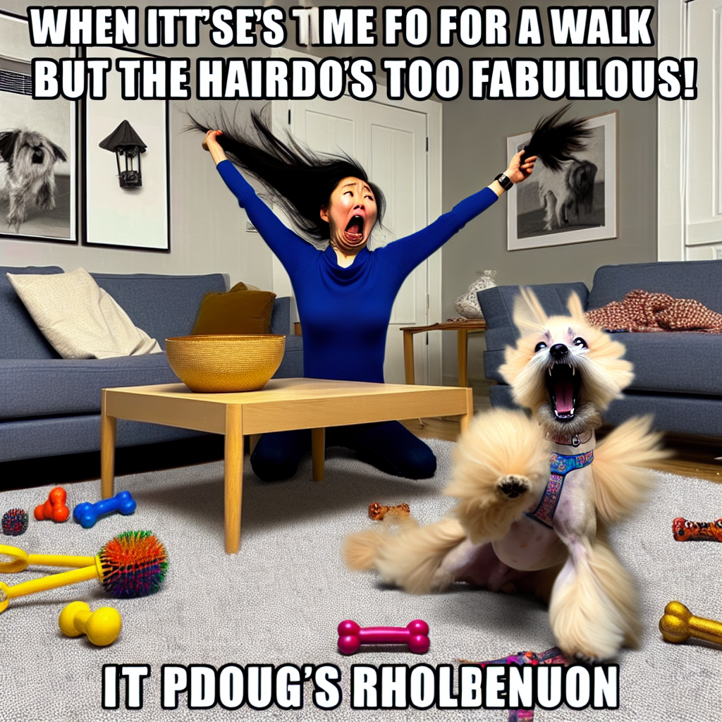 Screaming Hair Pulling Doggie: The Chaos of Pet Parenting