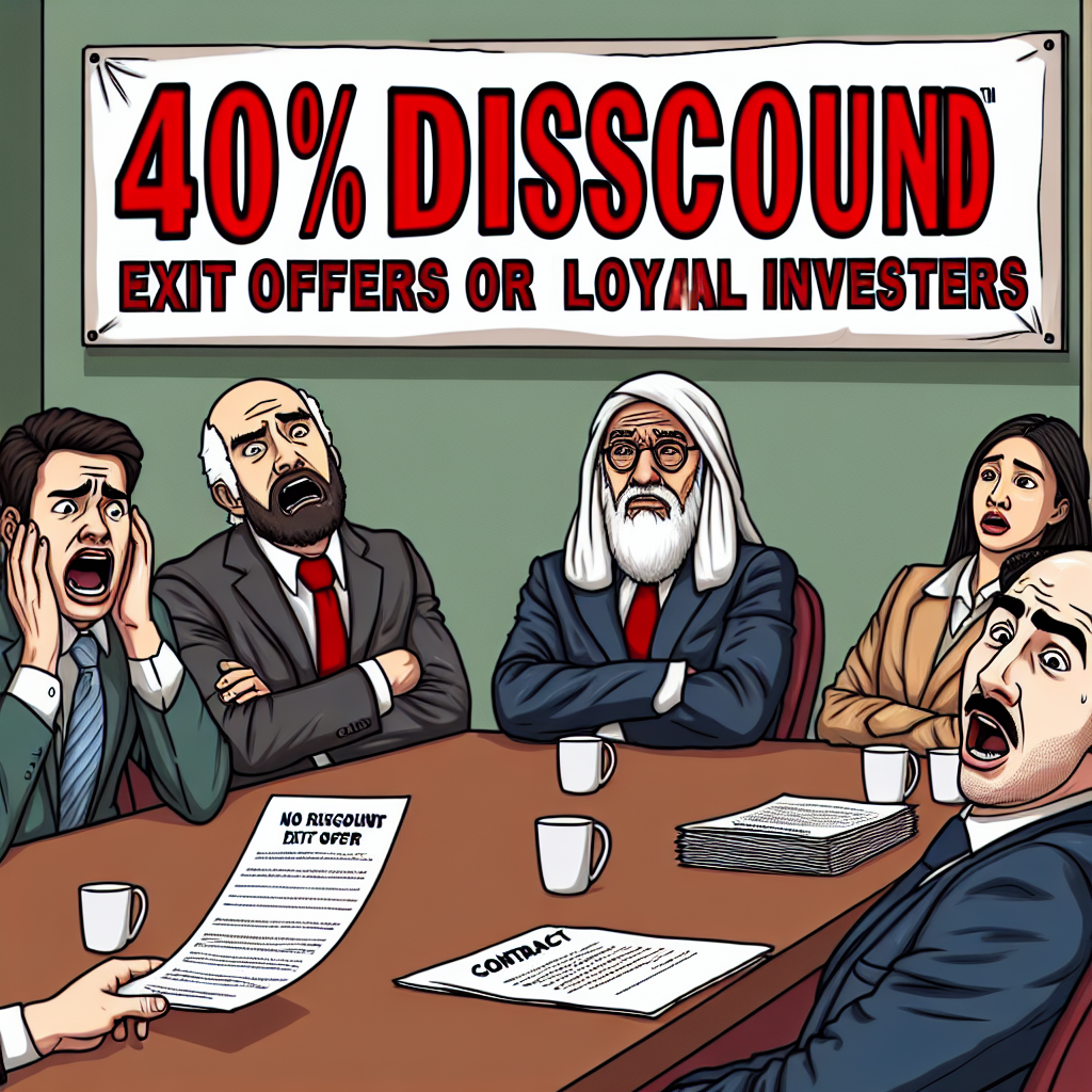 Investors' Dilemma: Discounted Exit vs. Loyalty