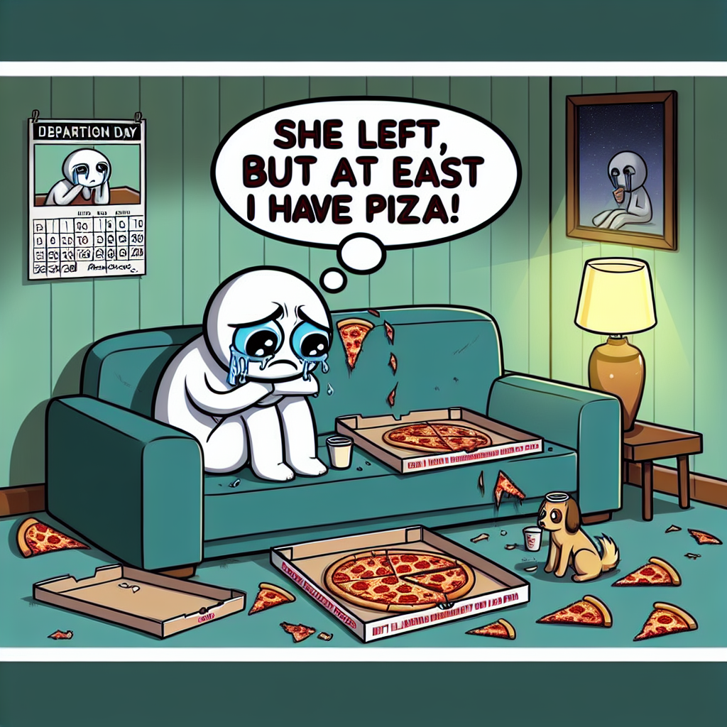 When Your Girlfriend Leaves, But You Still Have Pizza