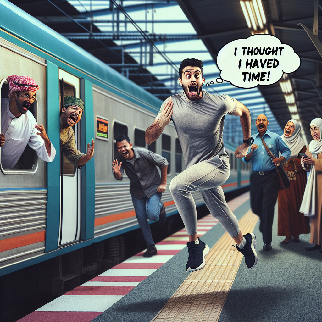 When You Realize You've Missed the Train...