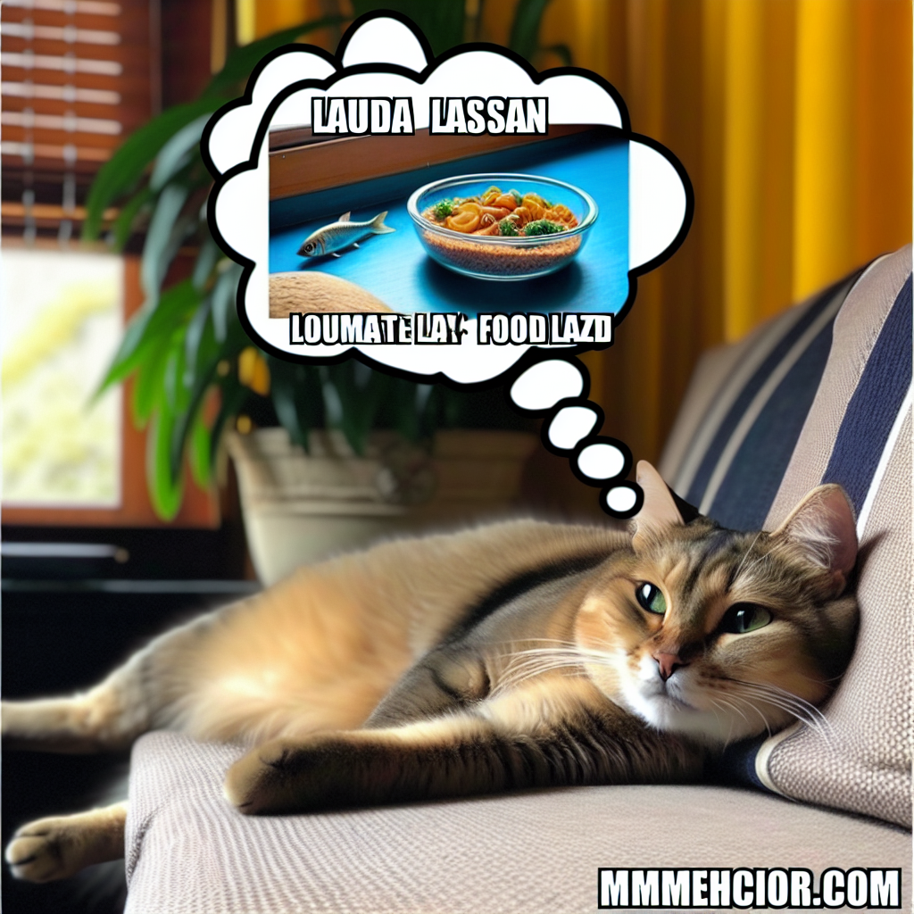 When you tell your cat to relax and they just want food
