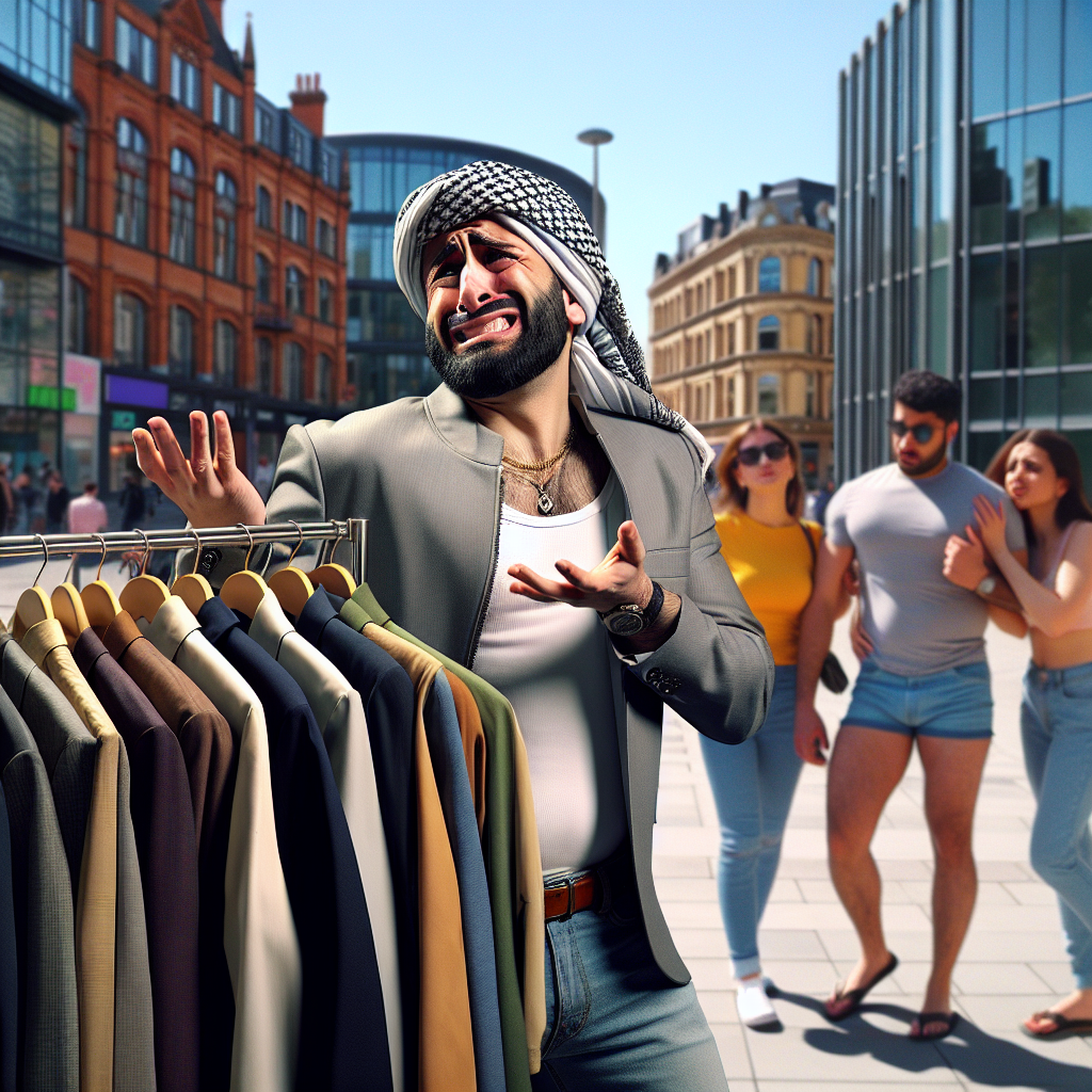 When You're Selling Men's Jackets but It's T-shirt Weather