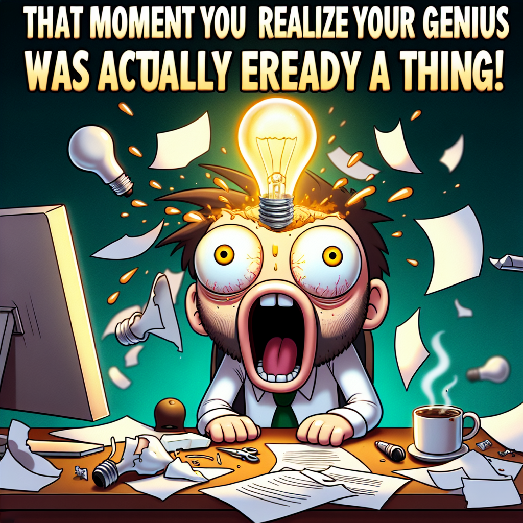 When You're Hit with a Mind-Blowing Idea