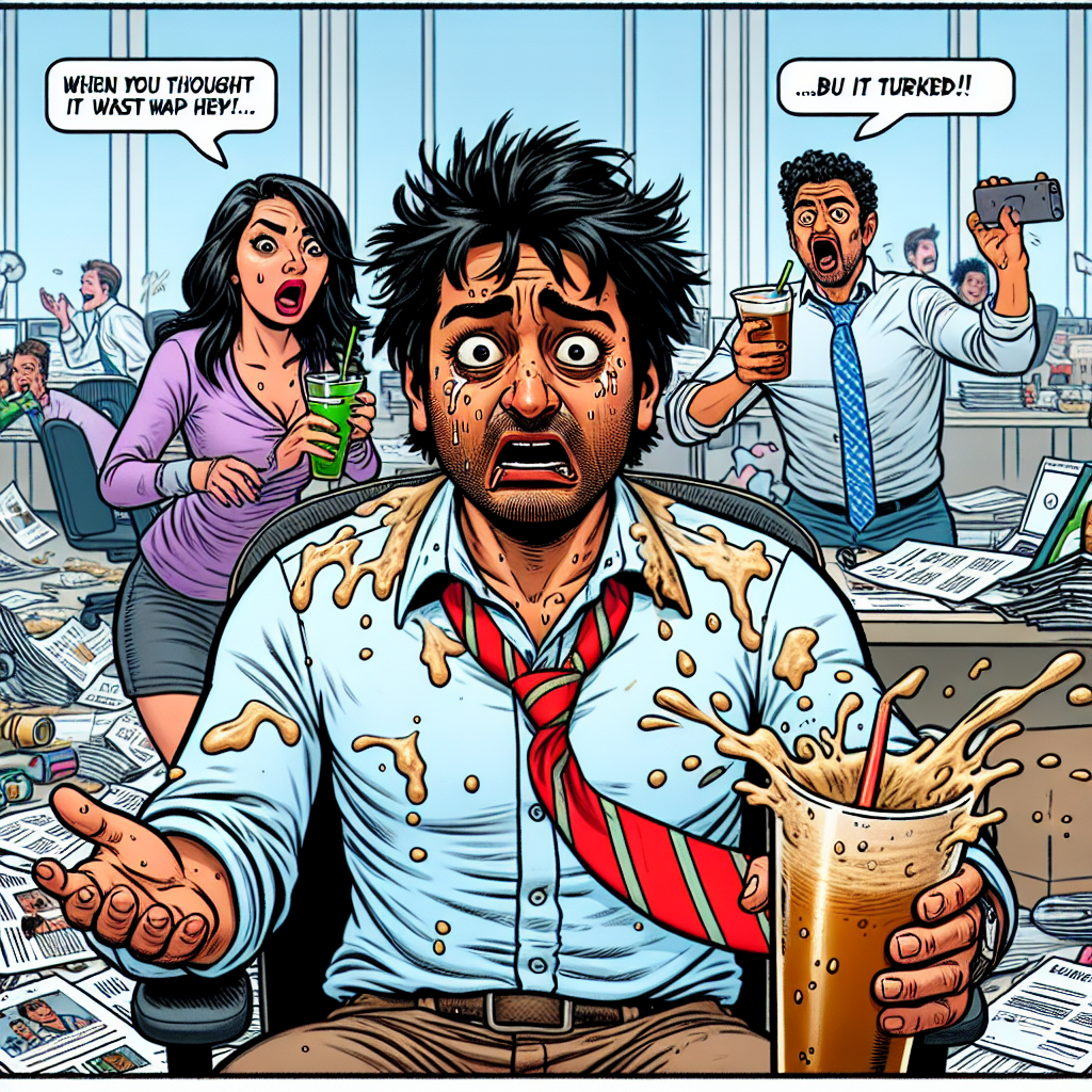 When Your Colleague Hits the Office Drinks Too Hard