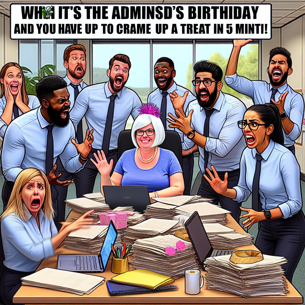 Admin's Birthday Treats: A Hilarious Group Dilemma