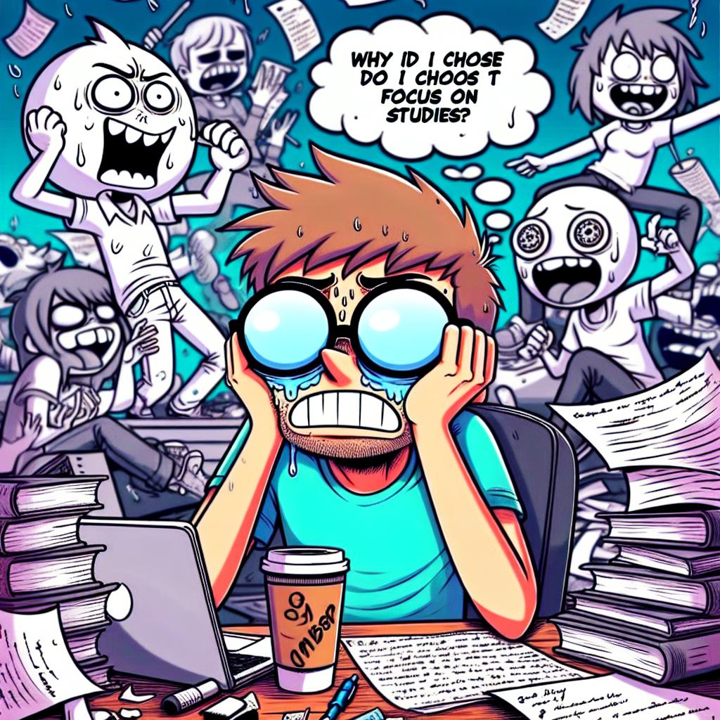 When You Just Want to Chill but Must Focus on Studies