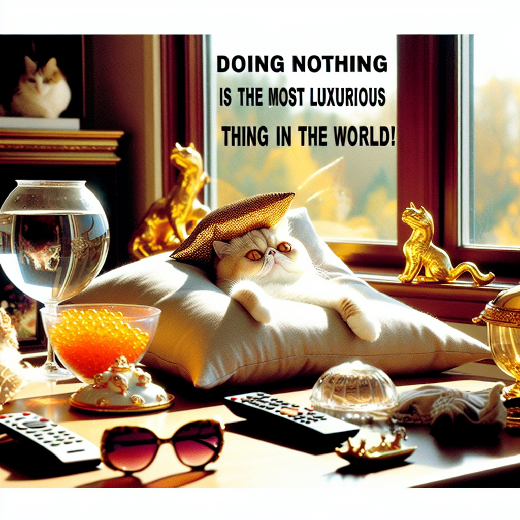 The Luxe Life of Doing Absolutely Nothing