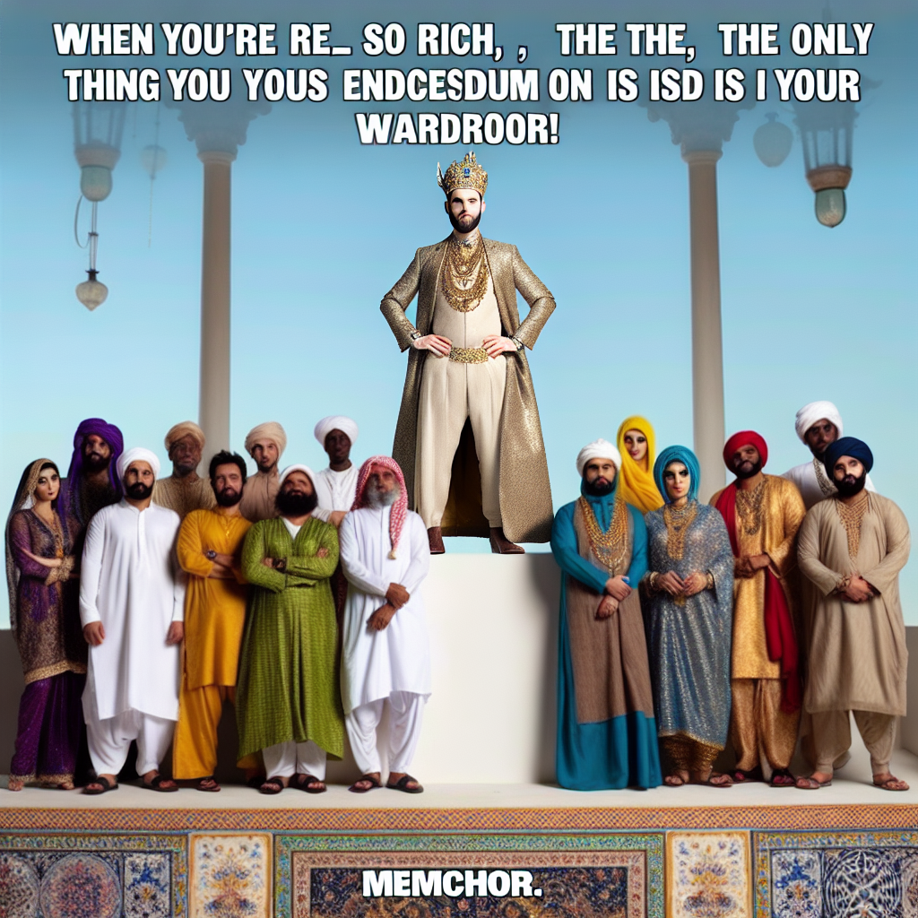 When Rich Nair Acts Like Royalty in Modern Times