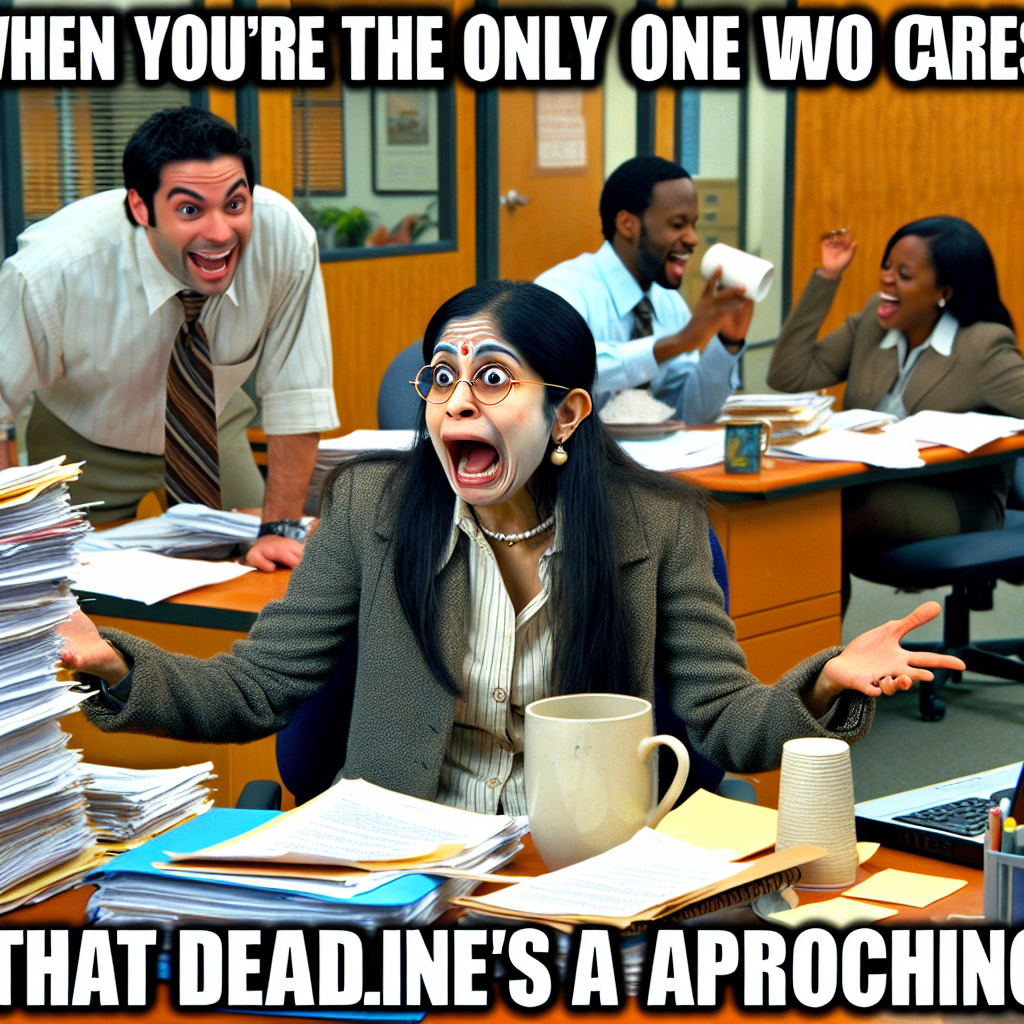 Frustrated Corporate Office Manager: The Daily Struggle