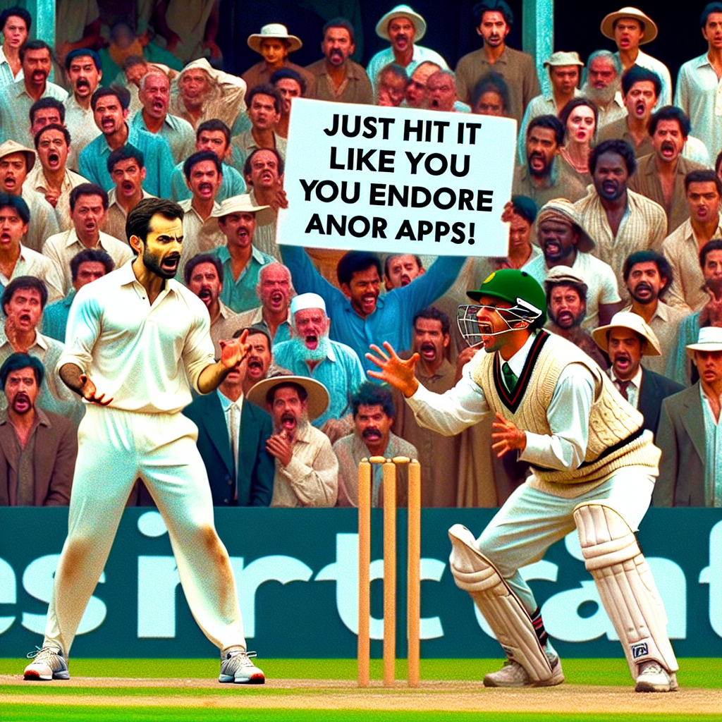 Kohli's Epic Cricket Moments Meme