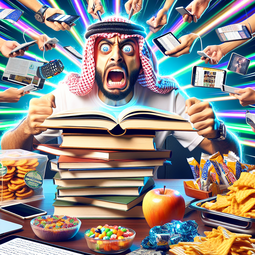 Epic Study Struggles: When Focus Meets Distractions
