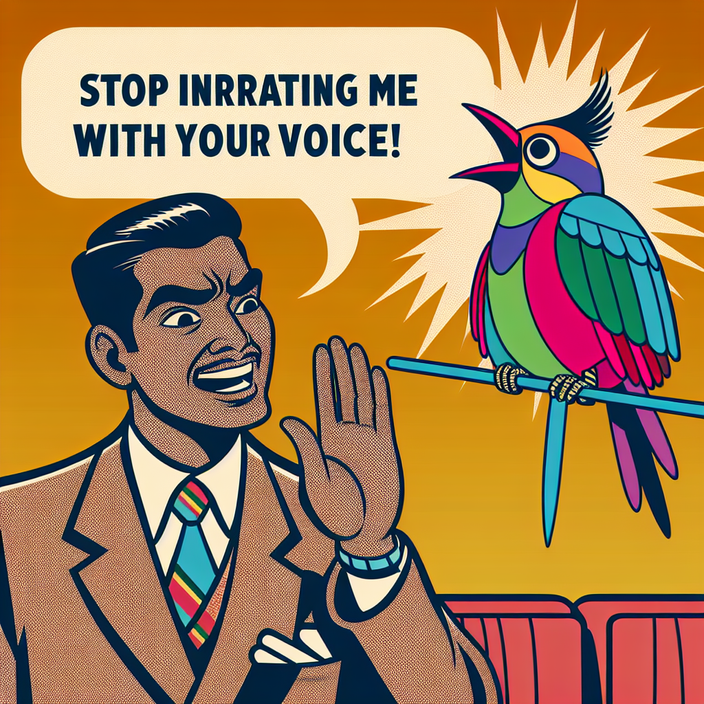 When Your Voice is Too Much: A Relatable Humor Meme