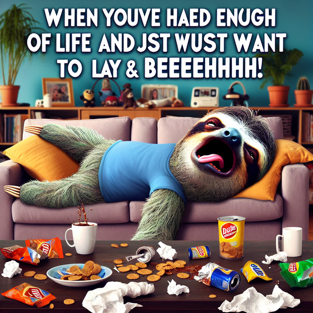 When Life Just Gets Too Much: The Bleeehhh Meme