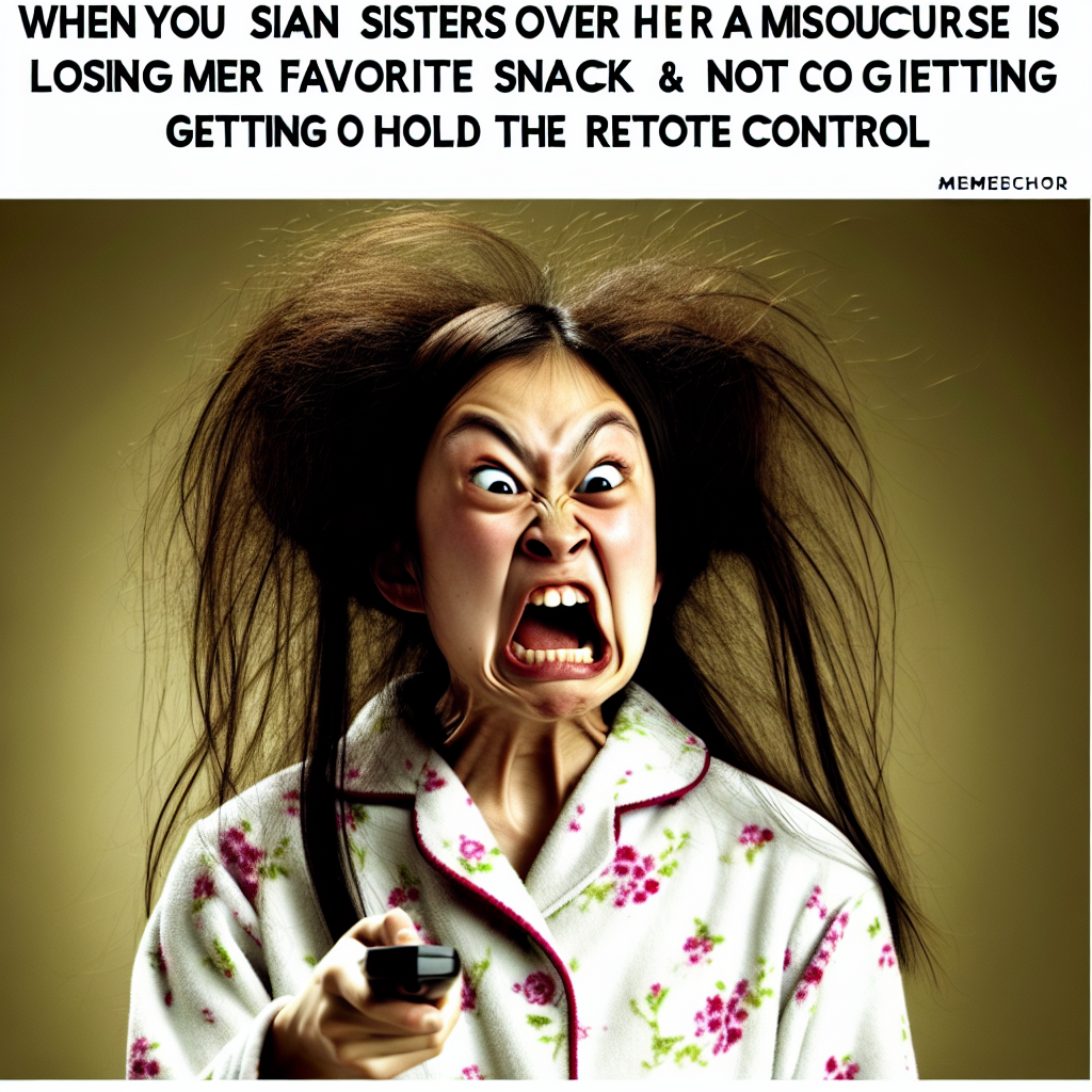 When Your Sister Finally Loses It Over the Smallest Thing