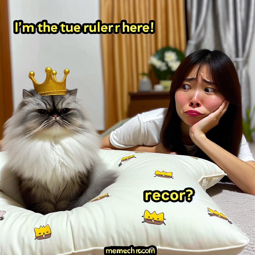 When Your Cat Thinks It's the King of the House
