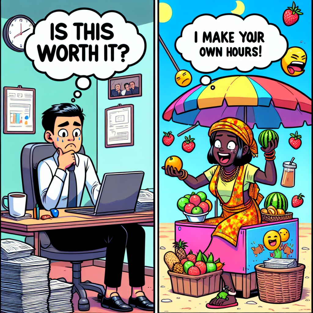 The Great Debate: White Collar Jobs vs Street Vendors