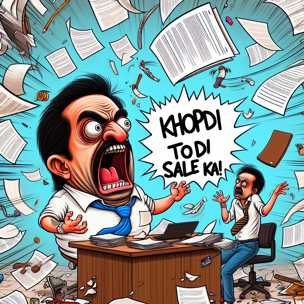Khopdi Tod Sale Ka: A Hilarious Moment of Frustration