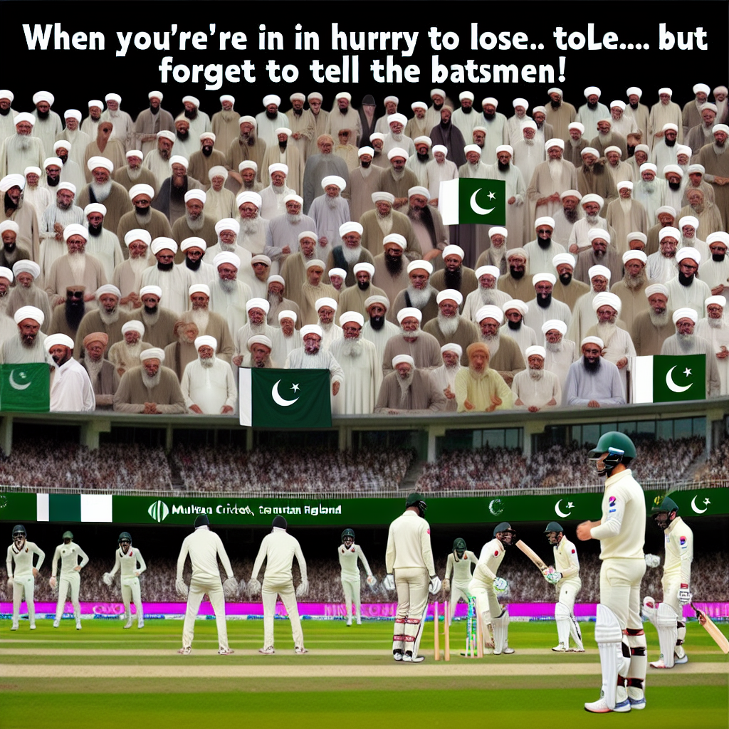 Pakistan's Batting Struggles: A Multan Test Comedy