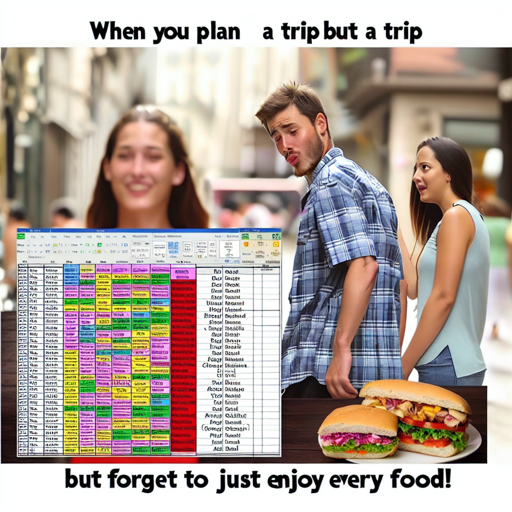 When Your Trip Food Planner Gets Out of Hand