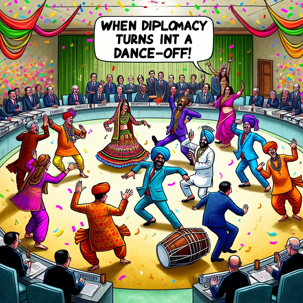 World Leaders Unite for a Garba Dance-Off