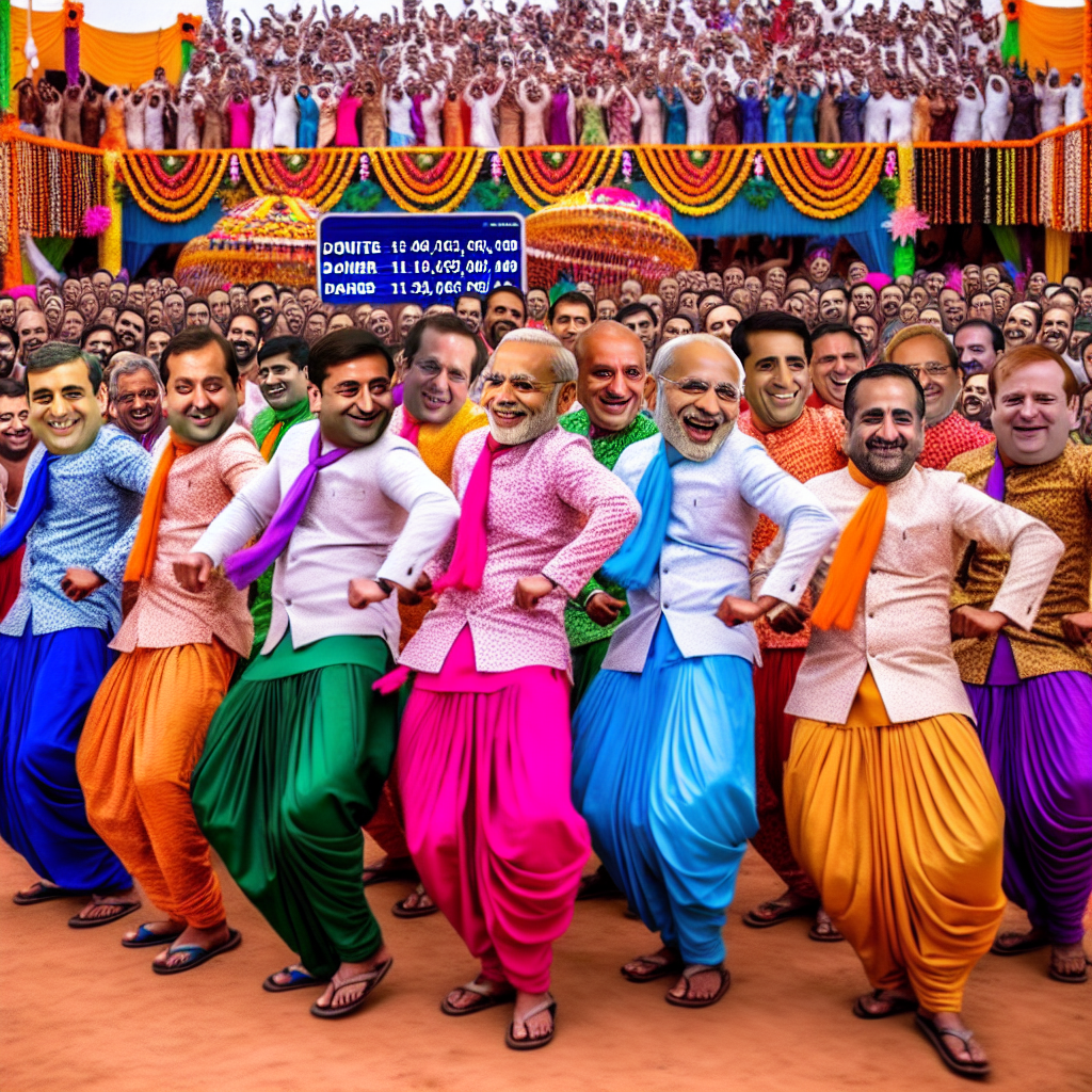 World Leaders Unite for a Garba Dance-off!