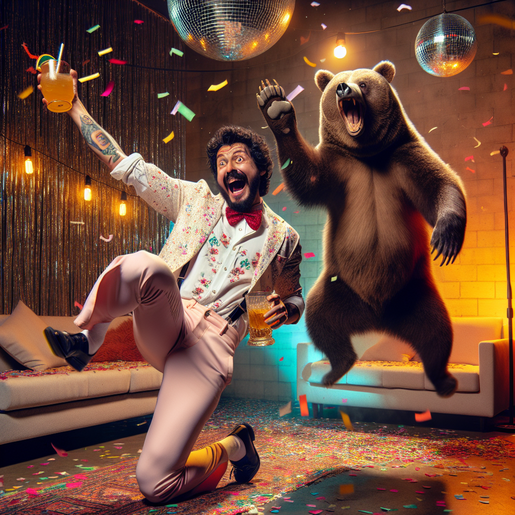 When Party Time Turns into a Bear Chase