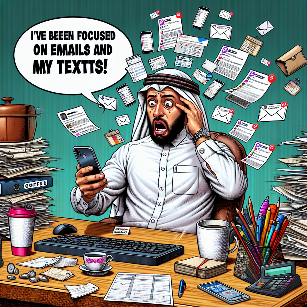 When You Realize You Forgot to Check Your Messages!