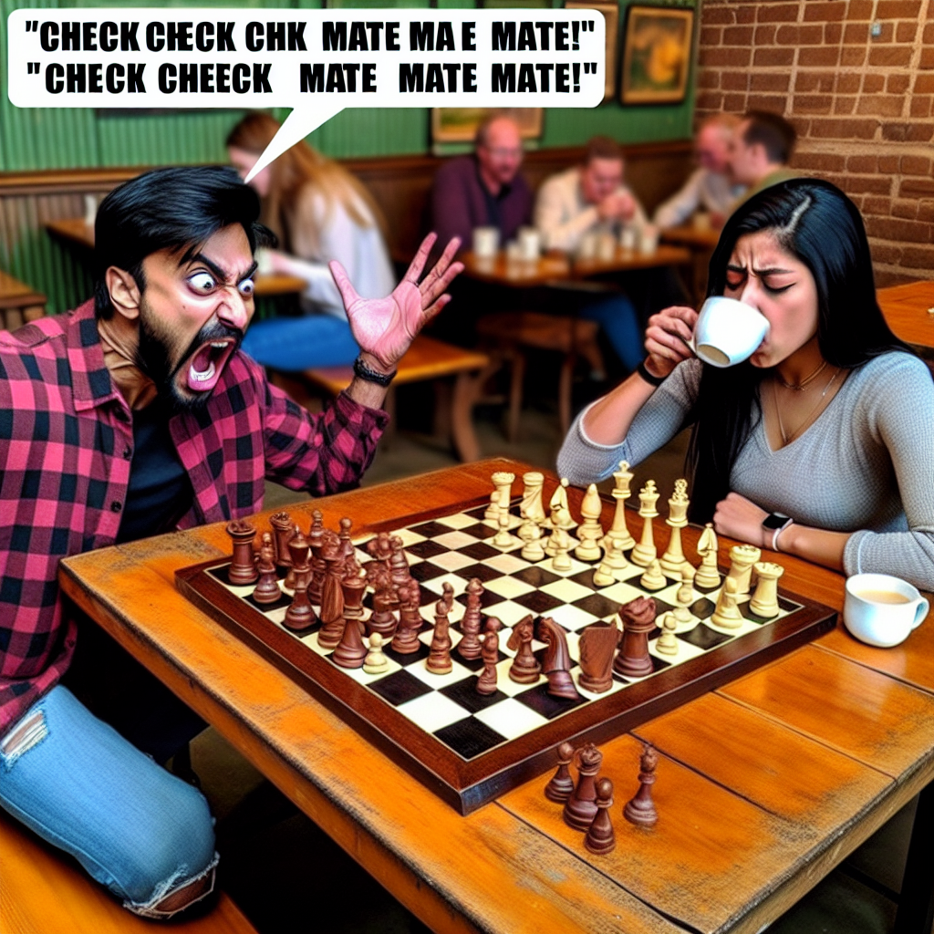 When Your Friend Loses in Chess But Can't Let It Go