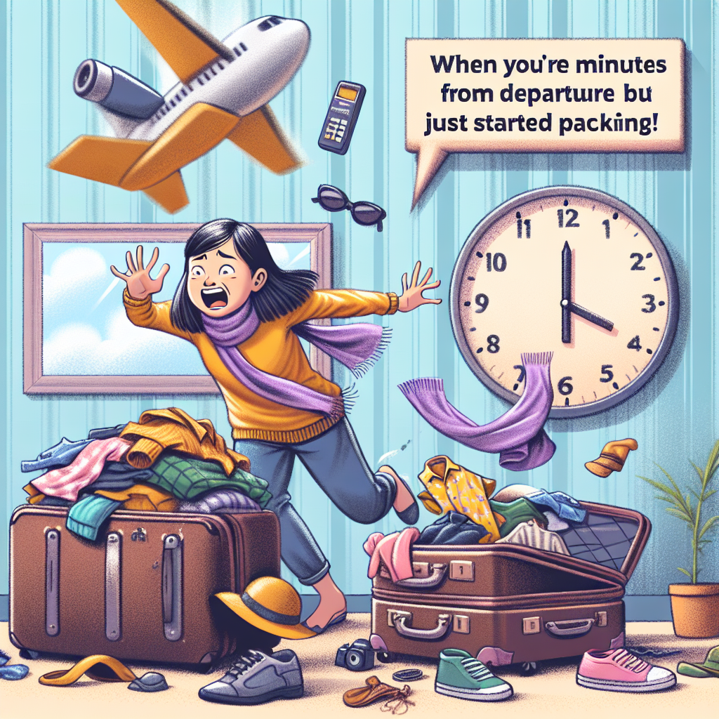 Last-Minute Packing Panic: A Meme You Can Relate To!