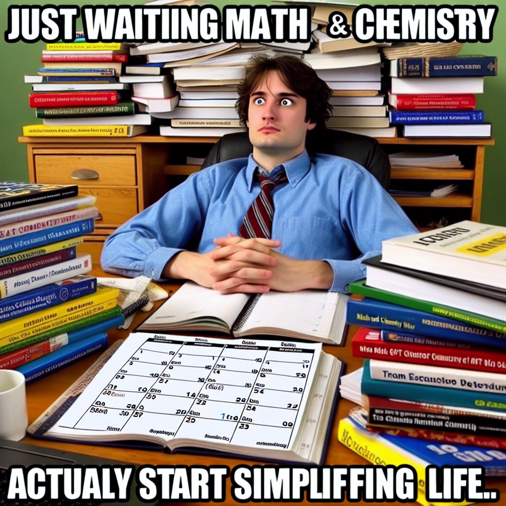 When Math and Chemistry Finally Come into Play
